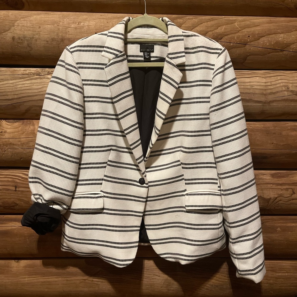 Willi Smith Black & White Blazer